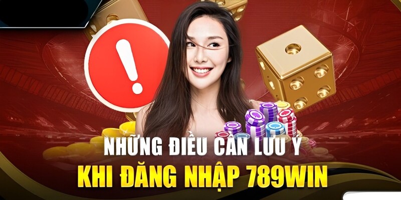 Các lưu ý cần quan tâm khi tiến hành vào acc 789win